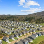 AI image of a housing development