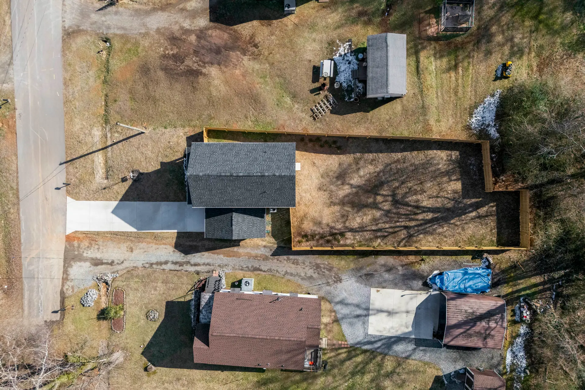 907 W Georgia Ave drone overhead