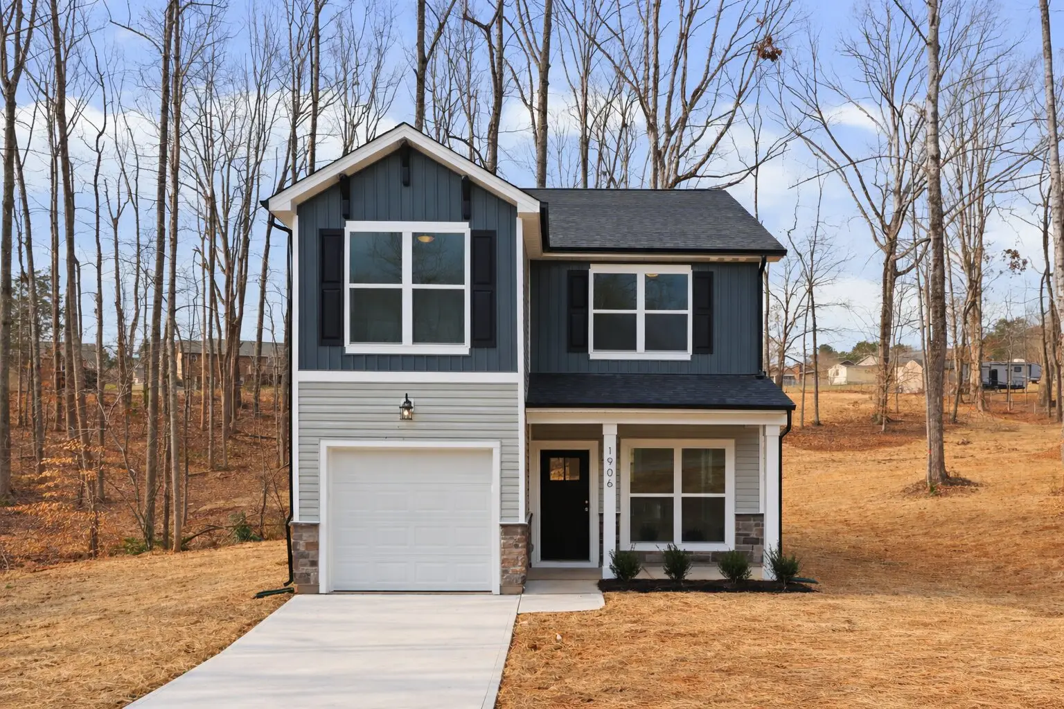 front of house at 1906 Rucker Rd