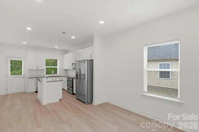 211 Baker side window and kitchen